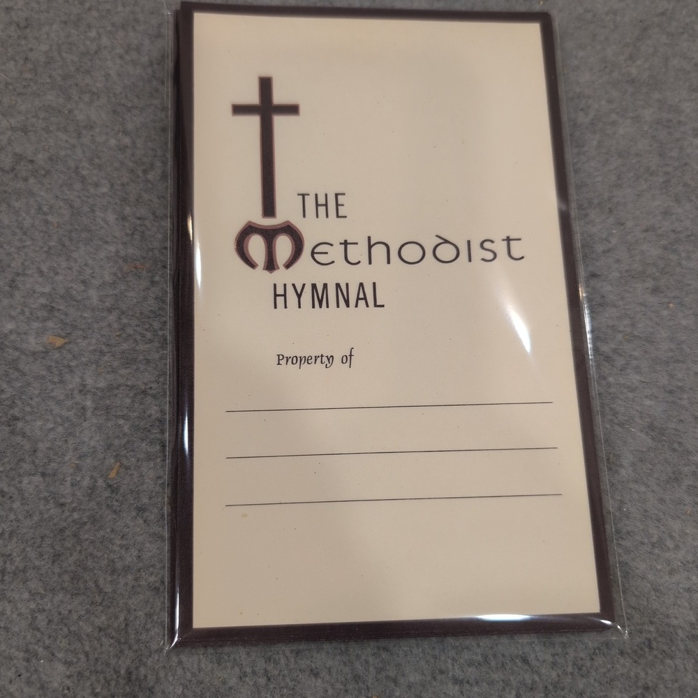 Lot of 25 Vintage The Methodist Hymnal Property Of Bookplates Adhesive Labels - Picture 3 of 3